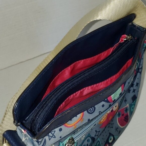 Lily Bloom Bella Night Owl Bag Crossbody Shoulder Handbag Purse WOMEN'S WOMAN'S - Picture 9 of 12